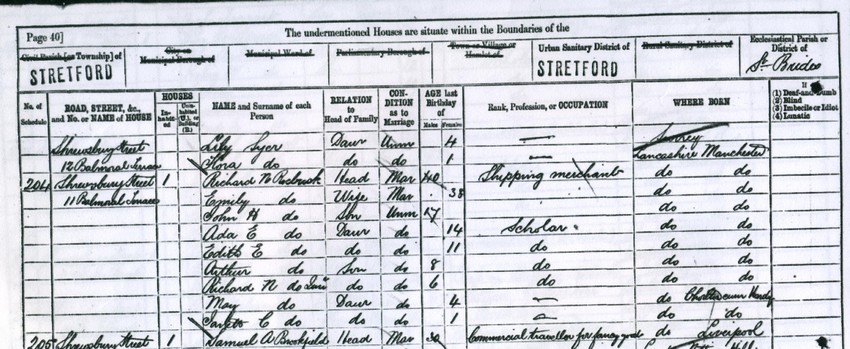 1881 census page 2