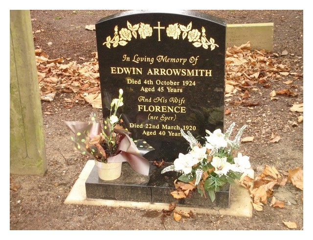 Florence and Edwins grave