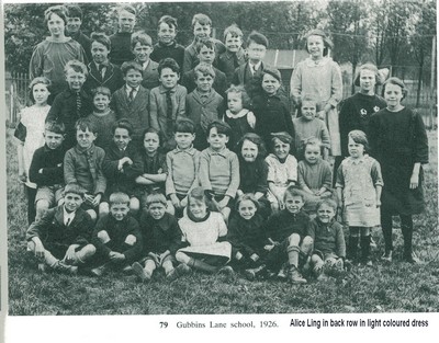 Alice at school in 1926